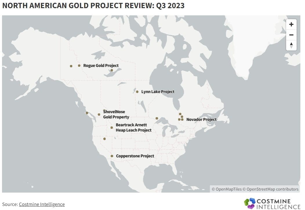 North American Gold Project Review: Q3 2023